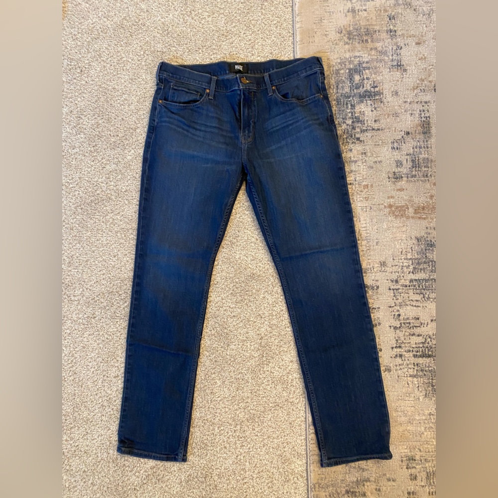PAIGE Federal Jeans - size 36 waist.  34 in inseam. 
Practically new!